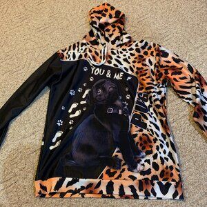 Cute Pug Hoodie - Worn Once - 3XL
